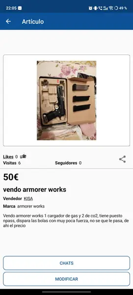 vendo armorer works
