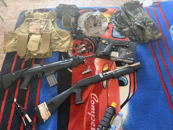 PACK DE ARMAS AIRSOFT 