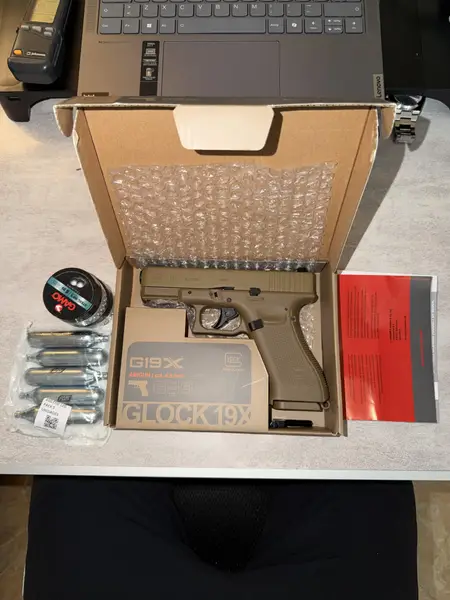 Glock 19X Coyote Blowback