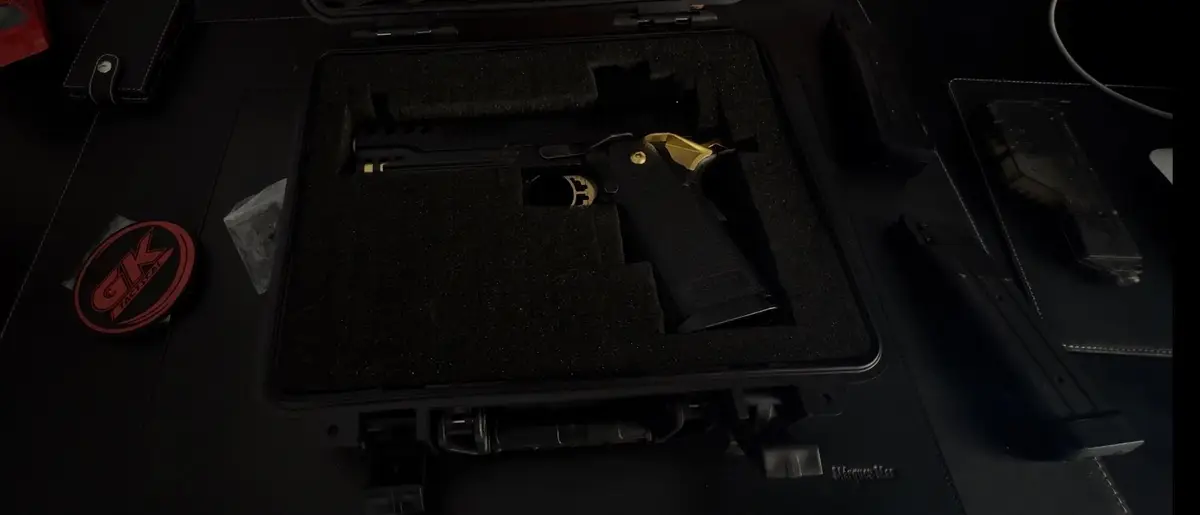 Hi-Capa 5.1 Tokyo Marui Gold Match Negra — imagen 1
