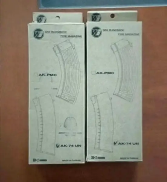 2 Cargadores gas WE para AK74 UN