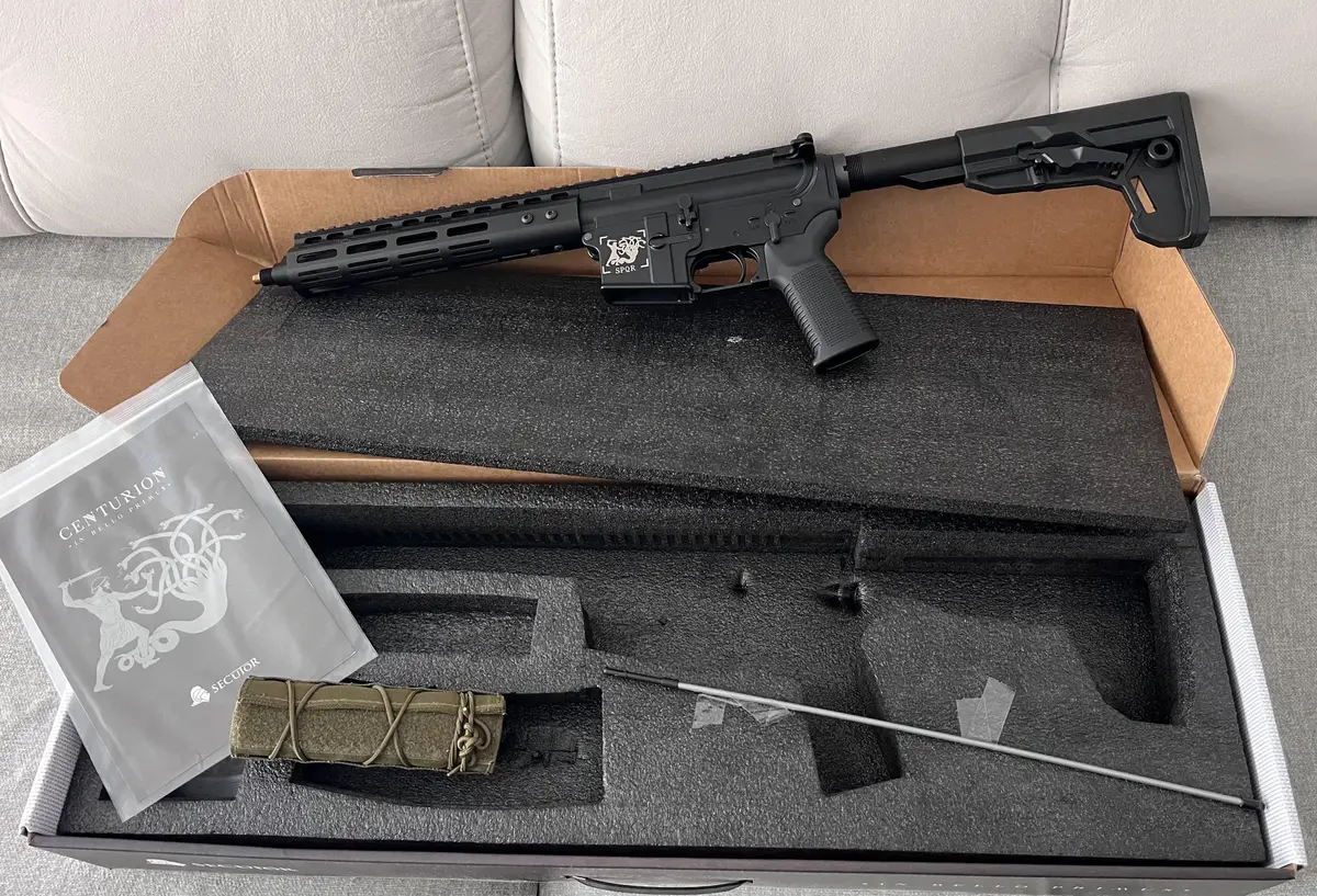 Réplica GBB M4 secutor centurión II MWS — imagen 1