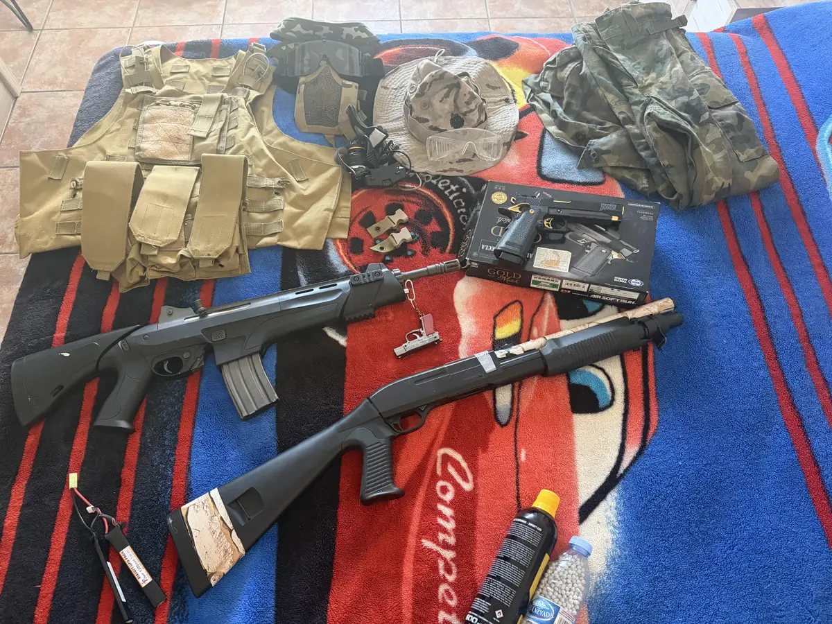 PACK DE ARMAS AIRSOFT  — imagen 1
